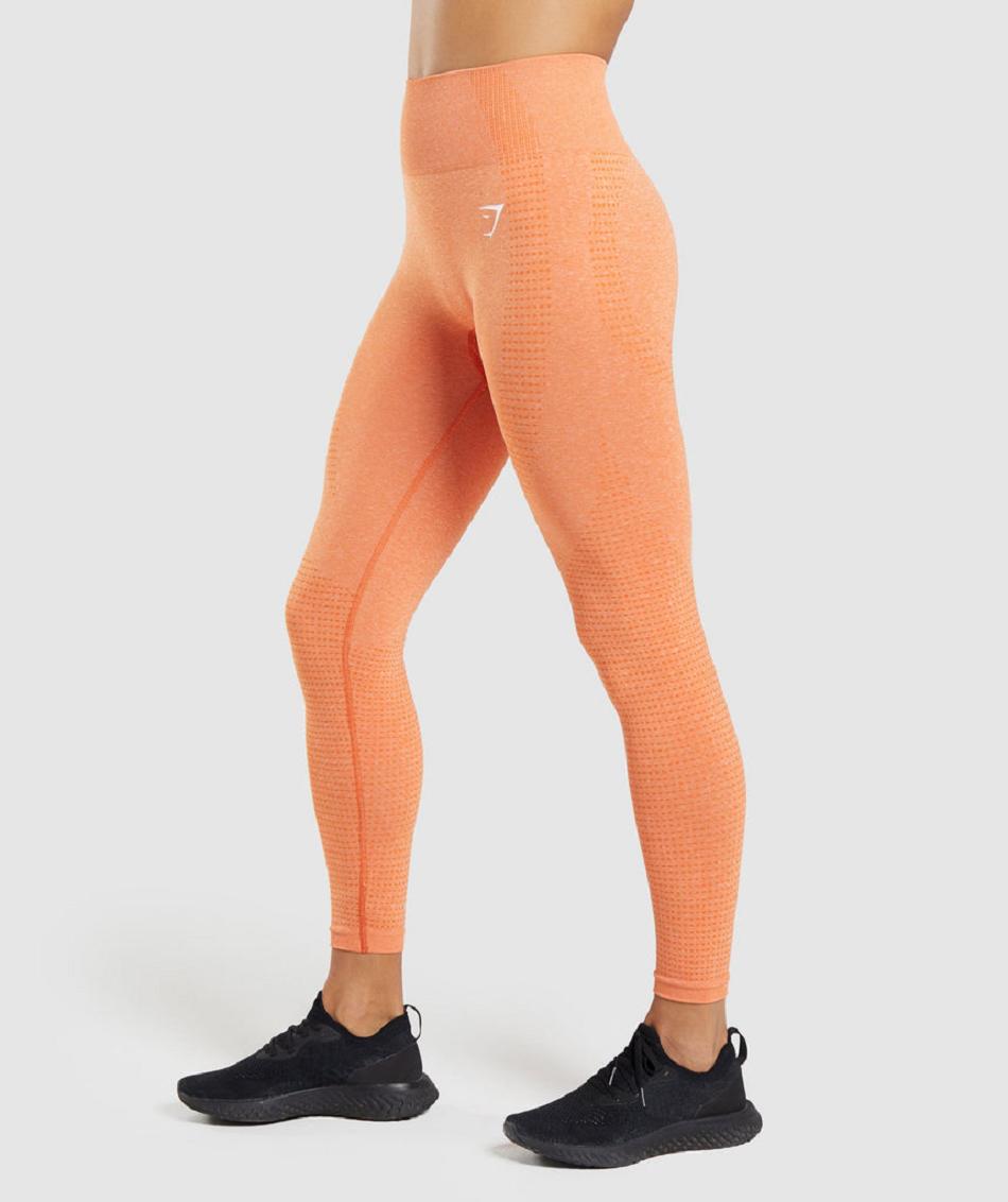 Legginsy Damskie Gymshark Vital Seamless 2.0 Morelowe Pomarańczowe | PL 2272FDN